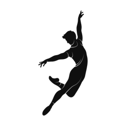 Dance silhouette, Promax style