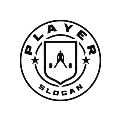 Gym & Fitness Classic Name Logo – Design 7