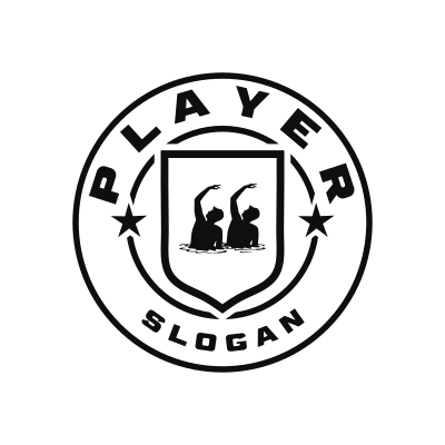 Synchronized Swimming Classic Name Logo – Design 7