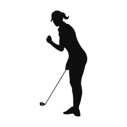 Golf silhouette, Classic style