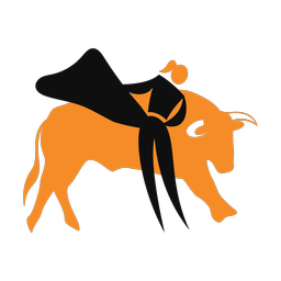 Matador 2 colored clipart, Motion style