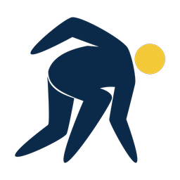 Running 2 colored clipart, Strike style