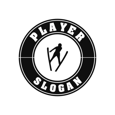 Ski Jumping Classic Name Logo – Design 3
