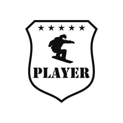 Snowboarding Classic Name Logo – Design 6