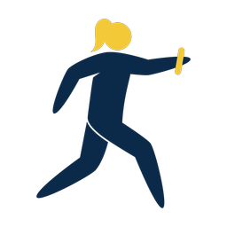 Relays 2 colored clipart, Strike style
