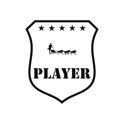 Sled Dog Racing Classic Name Logo – Design 6