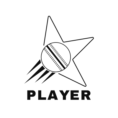 Cricket Star Ball Logo – Design 1