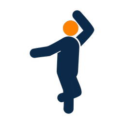 Dance 2 colored clipart, Round style