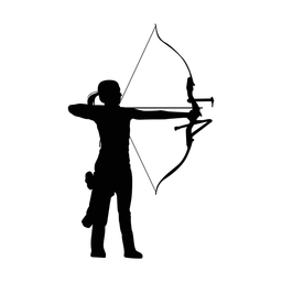 Archery silhouette, Classic style