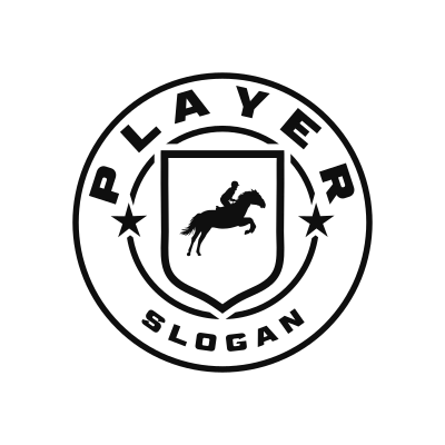 Horse Jumping Classic Name Logo – Design 7
