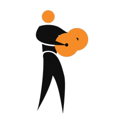 Cymbals 2 colored clipart, Motion style