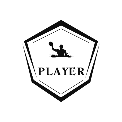 Water Polo Classic Name Logo – Design 4