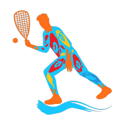 Squash colorful clipart, Splash style