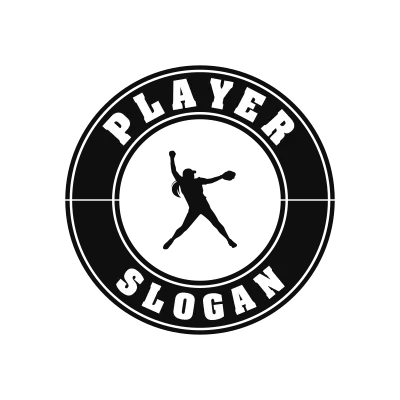 Softball Classic Name Logo – Design 3