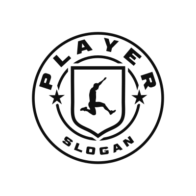 Long Jump Classic Name Logo – Design 7