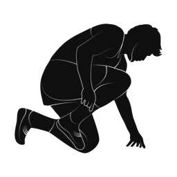 Running silhouette, Promax style