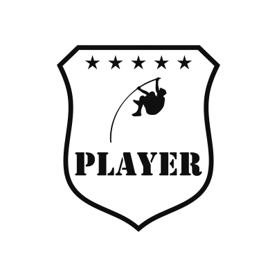 Pole Vault Classic Name Logo – Design 6