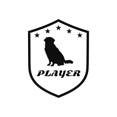 Golden Retriever Classic Name Logo – Design 5