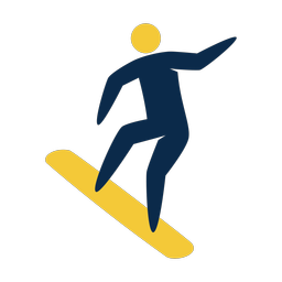 Snowboarding 2 colored clipart, Strike style