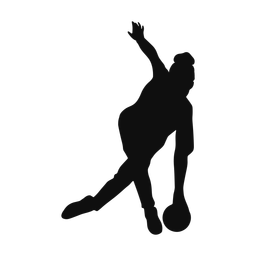 Bowling silhouette, Classic style