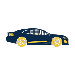 Nascar 2 colored clipart, Strike style