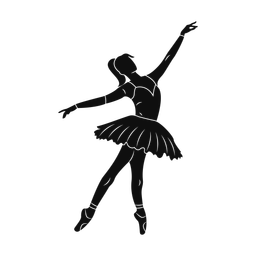 Ballet silhouette, Promax style
