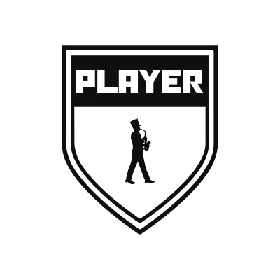 Saxophone Classic Name Logo – Design 2