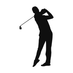 Golf silhouette, Classic style