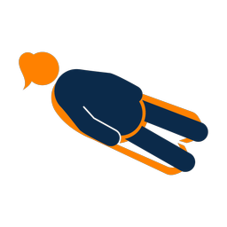 Luge 2 colored clipart, Round style