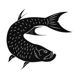 Tarpon silhouette, Promax style