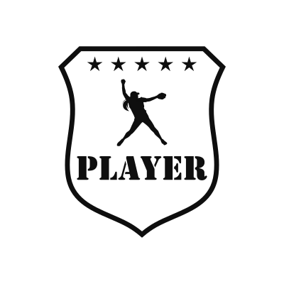 Softball Classic Name Logo – Design 6