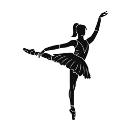 Ballet silhouette, Promax style
