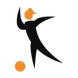 Bowling 2 colored clipart, Motion style