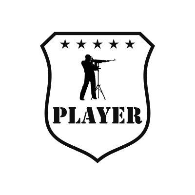 Rifle Shooting Classic Name Logo – Design 6