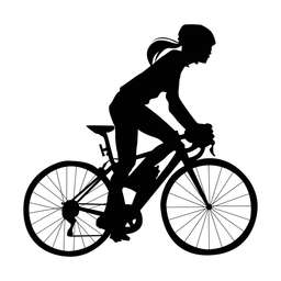 Cycling silhouette, Classic style