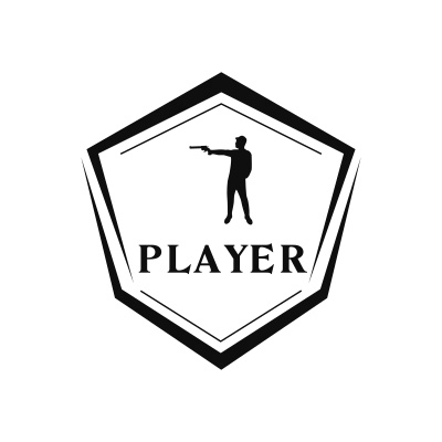 Pistol Shooting Classic Name Logo – Design 4