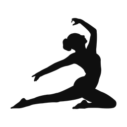 Yoga silhouette, Classic style