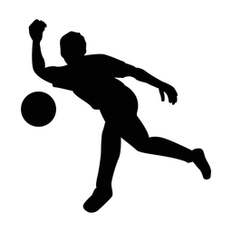 Bowling silhouette, Classic style