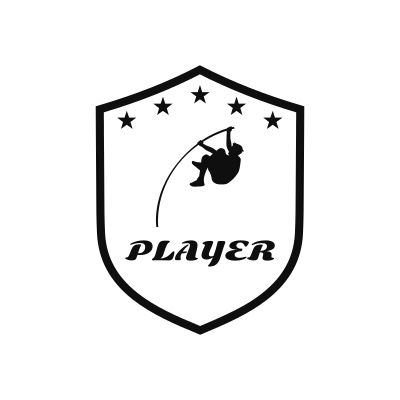 Pole Vault Classic Name Logo – Design 5