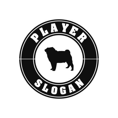 Pug Classic Name Logo – Design 3