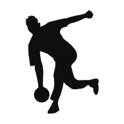 Bowling silhouette, Classic style