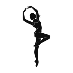 Dance silhouette, Promax style