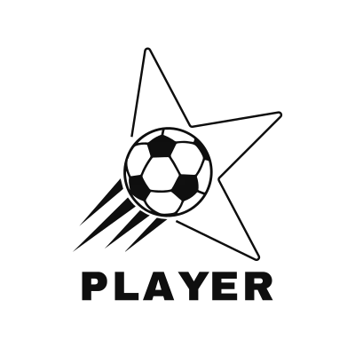 Soccer Star Ball Logo – Design 1
