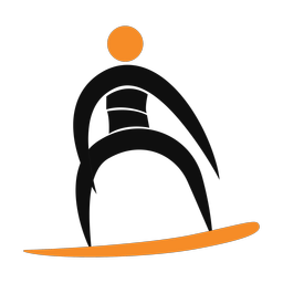 Snowboarding 2 colored clipart, Motion style