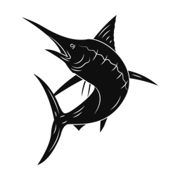 Marlin silhouette, Promax style