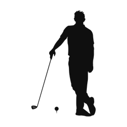 Golf silhouette, Classic style