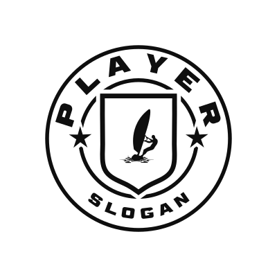 Windsurfing Classic Name Logo – Design 7