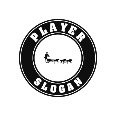 Sled Dog Racing Classic Name Logo – Design 3