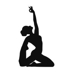 Yoga silhouette, Classic style