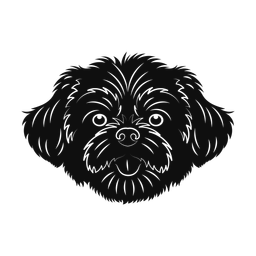 Shih tzu silhouette, Promax style